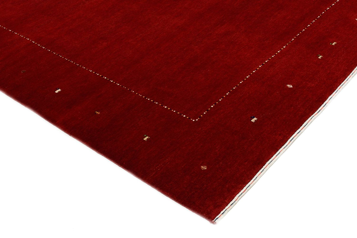 Alfombra Gabbeh - Loribaft Indus - 305 x 208 cm - rojo