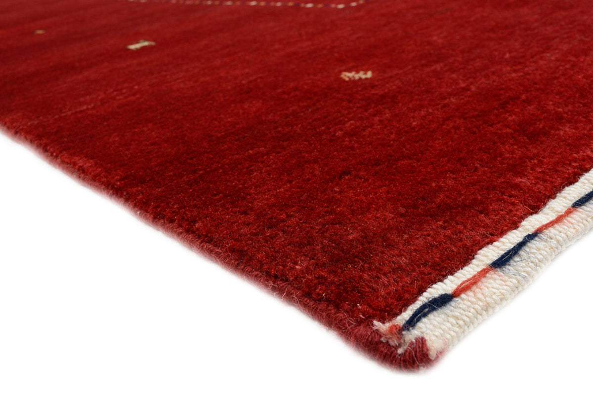 Alfombra Gabbeh - Loribaft Indus - 305 x 208 cm - rojo
