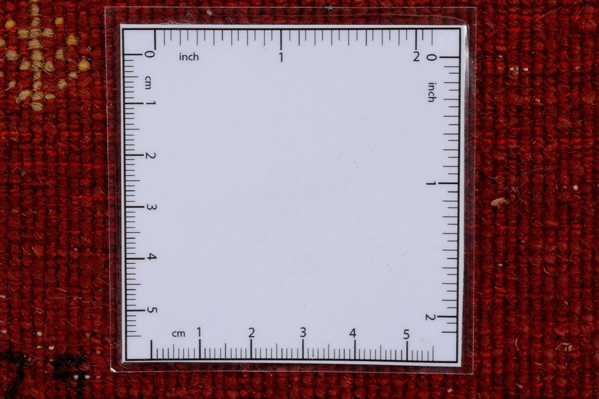 Alfombra Gabbeh - Loribaft Indus - 305 x 208 cm - rojo