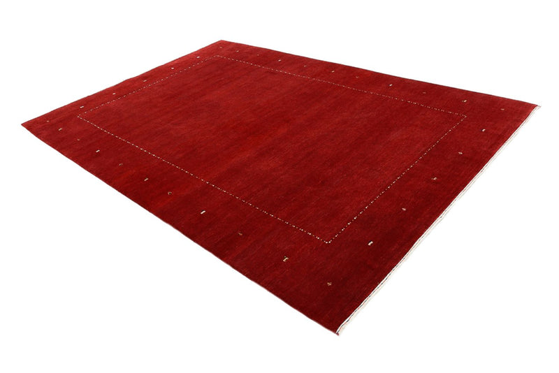 Alfombra Gabbeh - Loribaft Indus - 302 x 204 cm - rojo