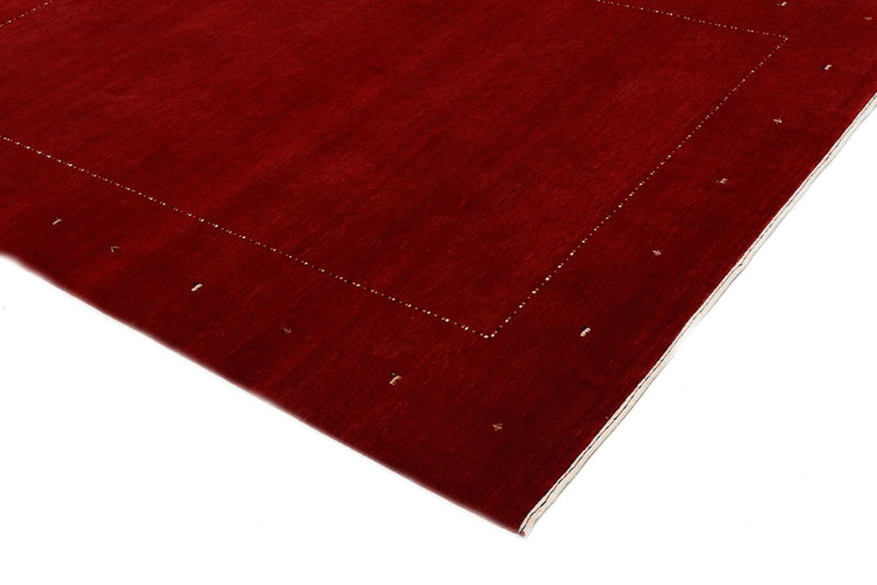 Alfombra Gabbeh - Loribaft Indus - 302 x 204 cm - rojo