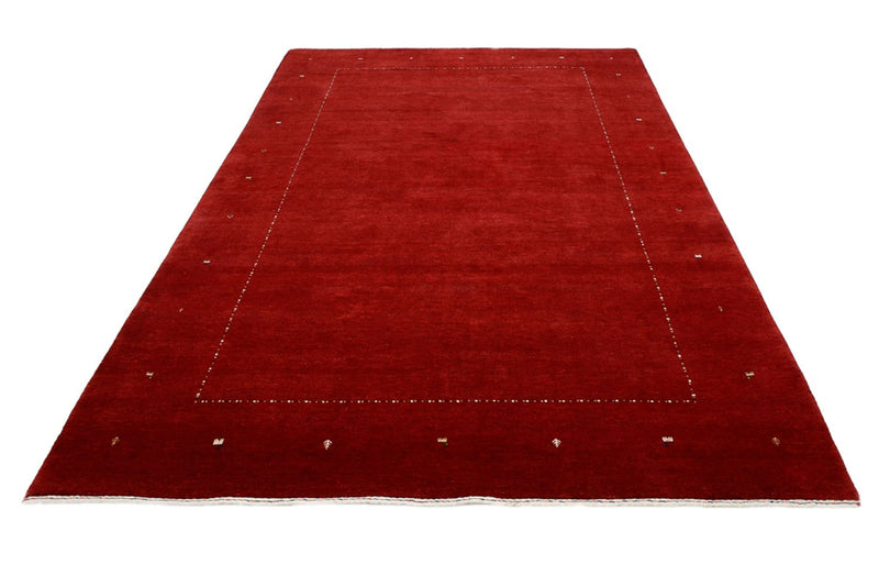 Alfombra Gabbeh - Loribaft Indus - 302 x 204 cm - rojo