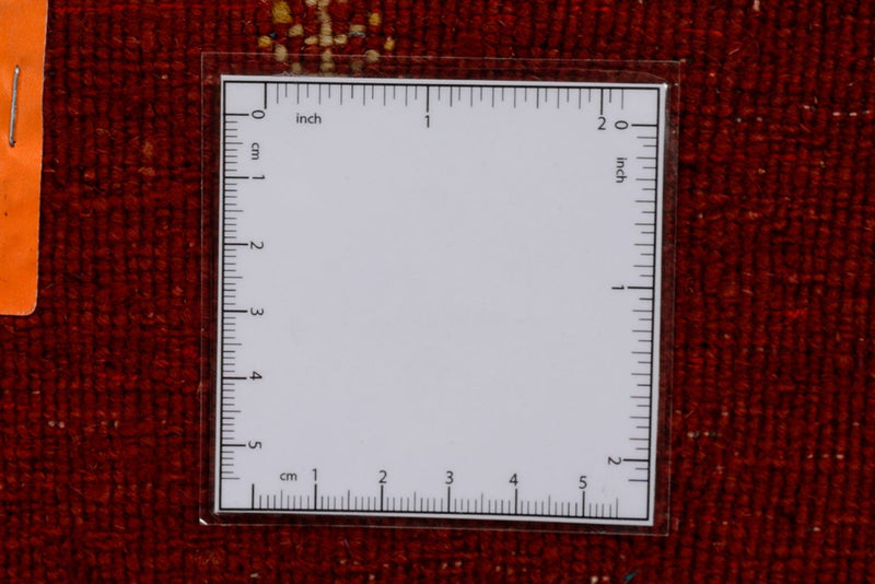 Alfombra Gabbeh - Loribaft Indus - 302 x 204 cm - rojo
