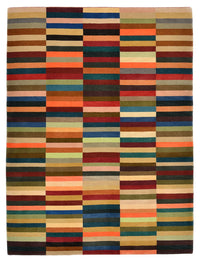 Alfombra de diseño - 201 x 153 cm - multicolor