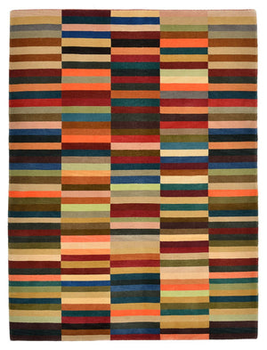 Alfombra de diseño - 201 x 153 cm - multicolor