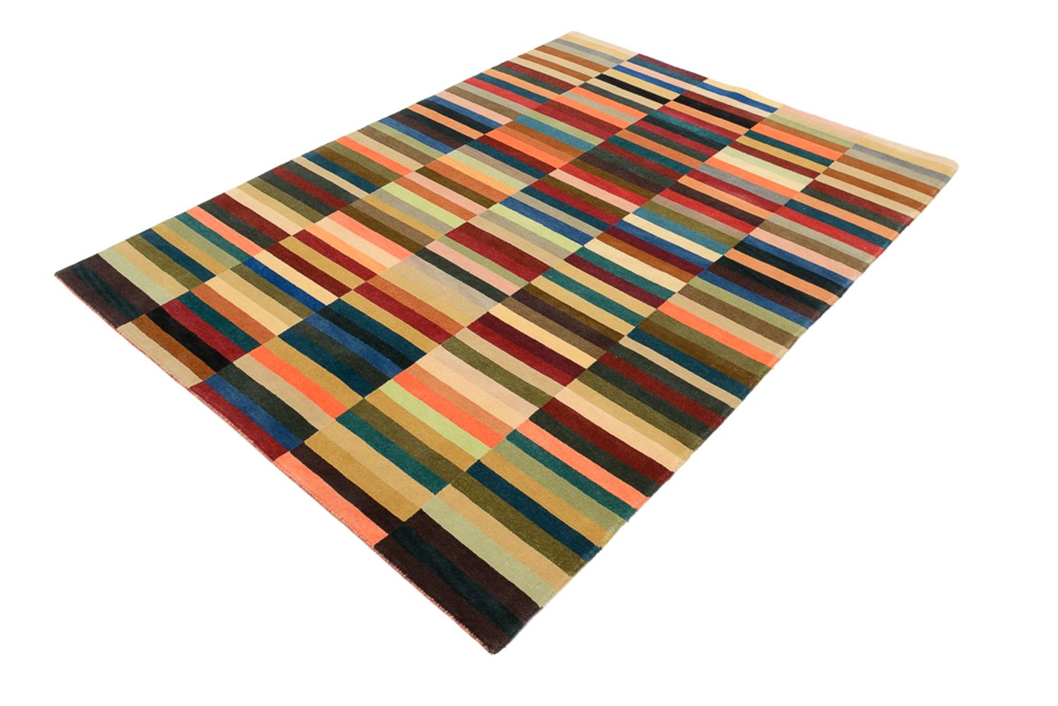 Alfombra de diseño - 201 x 153 cm - multicolor