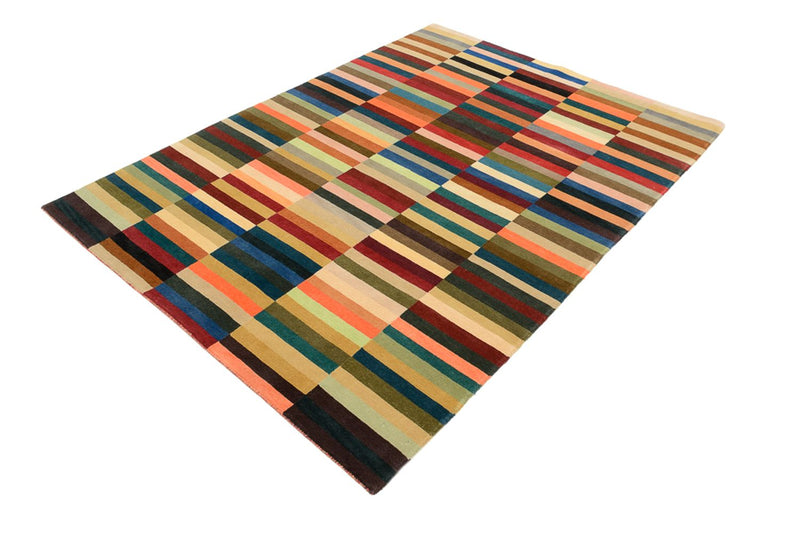Alfombra de diseño - 201 x 153 cm - multicolor