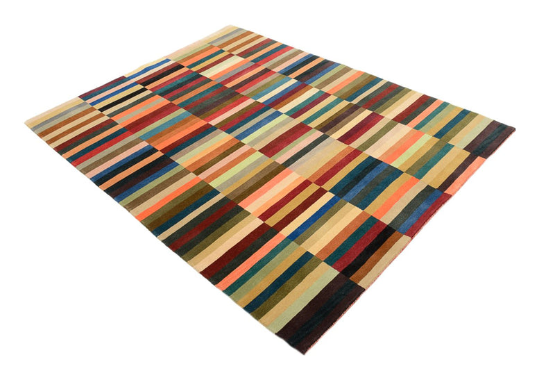 Alfombra de diseño - 201 x 153 cm - multicolor