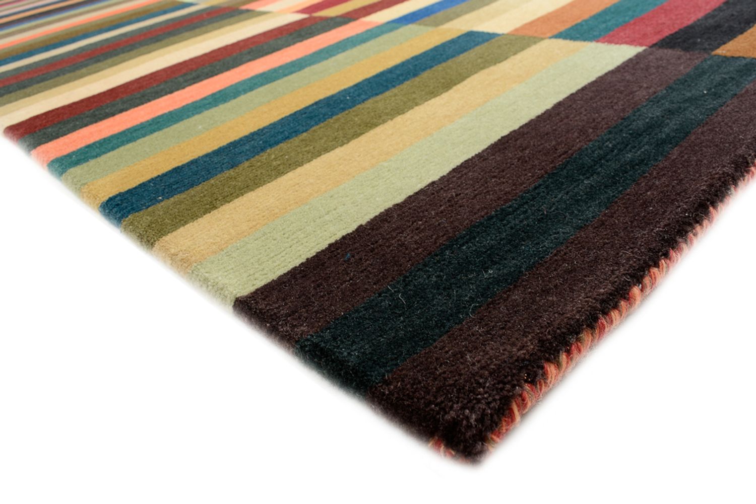 Alfombra de diseño - 201 x 153 cm - multicolor