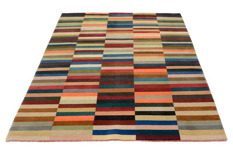 Alfombra de diseño - 201 x 153 cm - multicolor