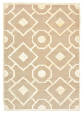 Alfombra de diseño - 240 x 170 cm - beige oscuro