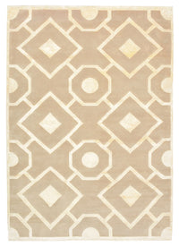 Alfombra de diseño - 240 x 170 cm - beige oscuro