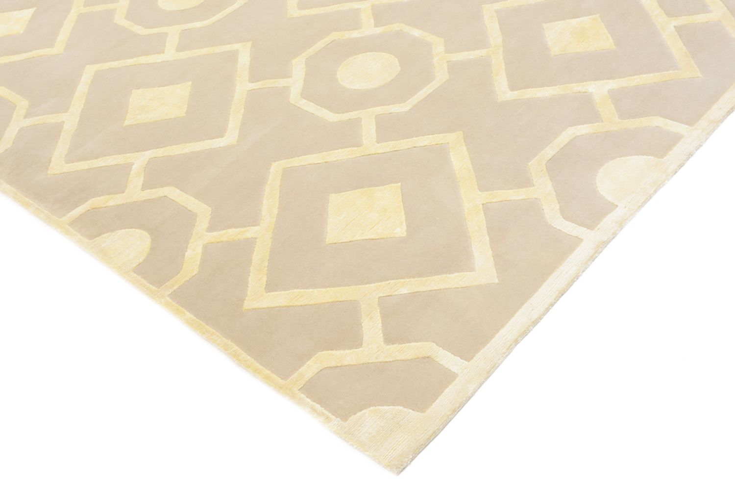 Alfombra de diseño - 240 x 170 cm - beige oscuro