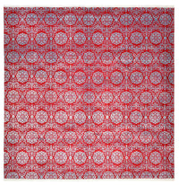 Alfombra de diseño cuadrado  - 321 x 319 cm - rojo claro