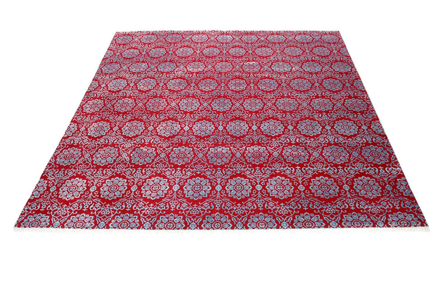 Alfombra de diseño cuadrado  - 321 x 319 cm - rojo claro