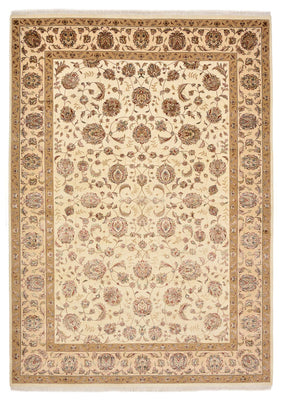 Alfombra oriental - Tabriz - 305 x 217 cm - beige claro