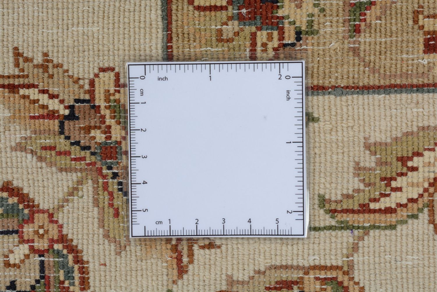 Alfombra oriental - Tabriz - 305 x 217 cm - beige claro