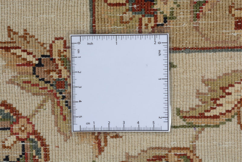 Alfombra oriental - Tabriz - 305 x 217 cm - beige claro