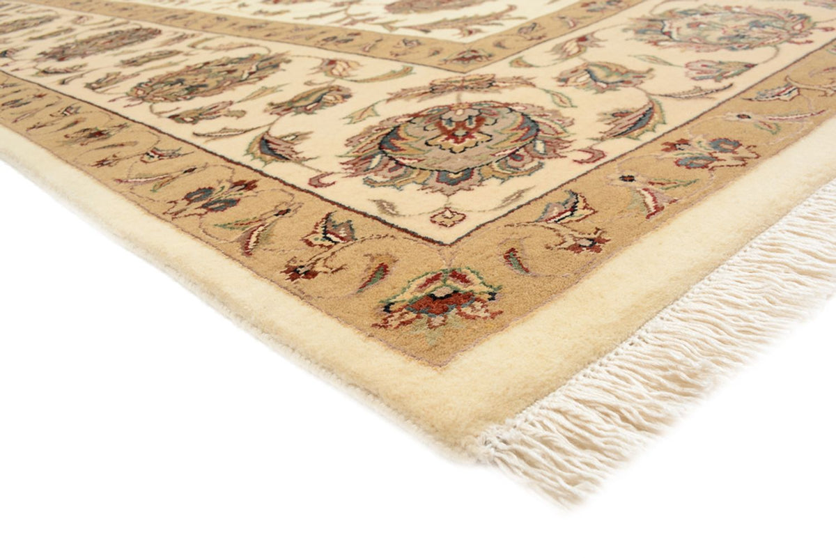 Alfombra oriental - Tabriz - 241 x 167 cm - beige claro
