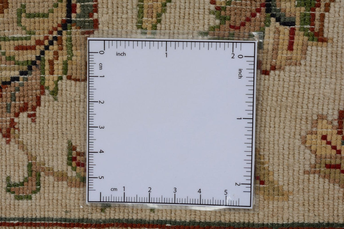 Alfombra oriental - Tabriz - 241 x 167 cm - beige claro