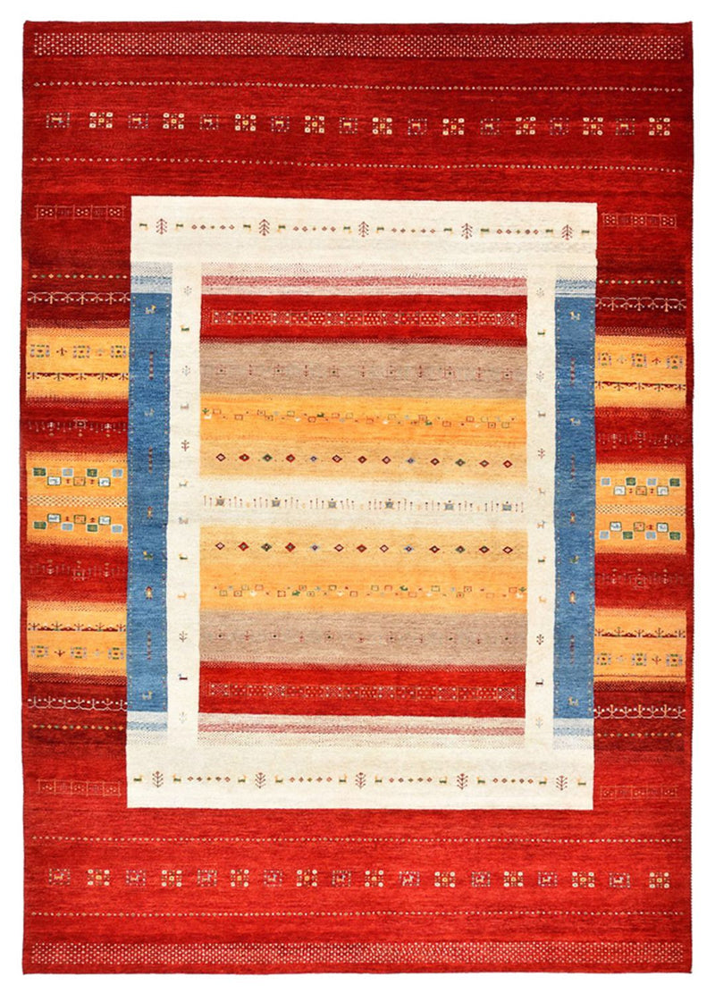 Alfombra Gabbeh - Loribaft Indus - 349 x 248 cm - multicolor