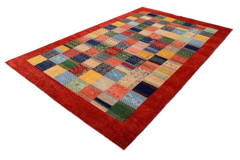 Alfombra Gabbeh - Loribaft Indus - 302 x 200 cm - multicolor
