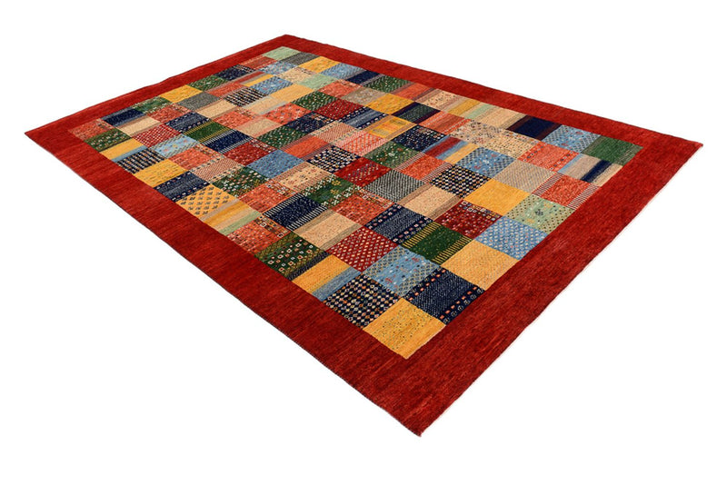 Alfombra Gabbeh - Loribaft Indus - 302 x 200 cm - multicolor