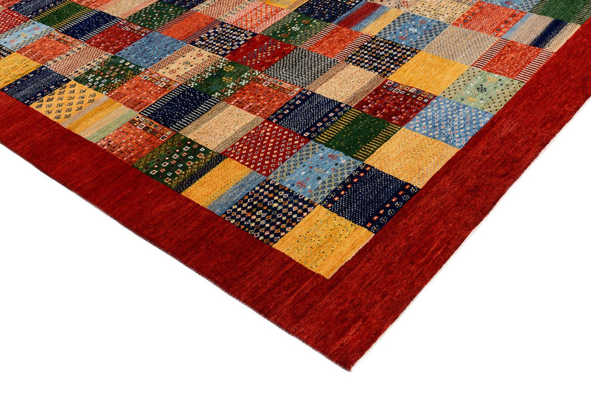 Alfombra Gabbeh - Loribaft Indus - 302 x 200 cm - multicolor