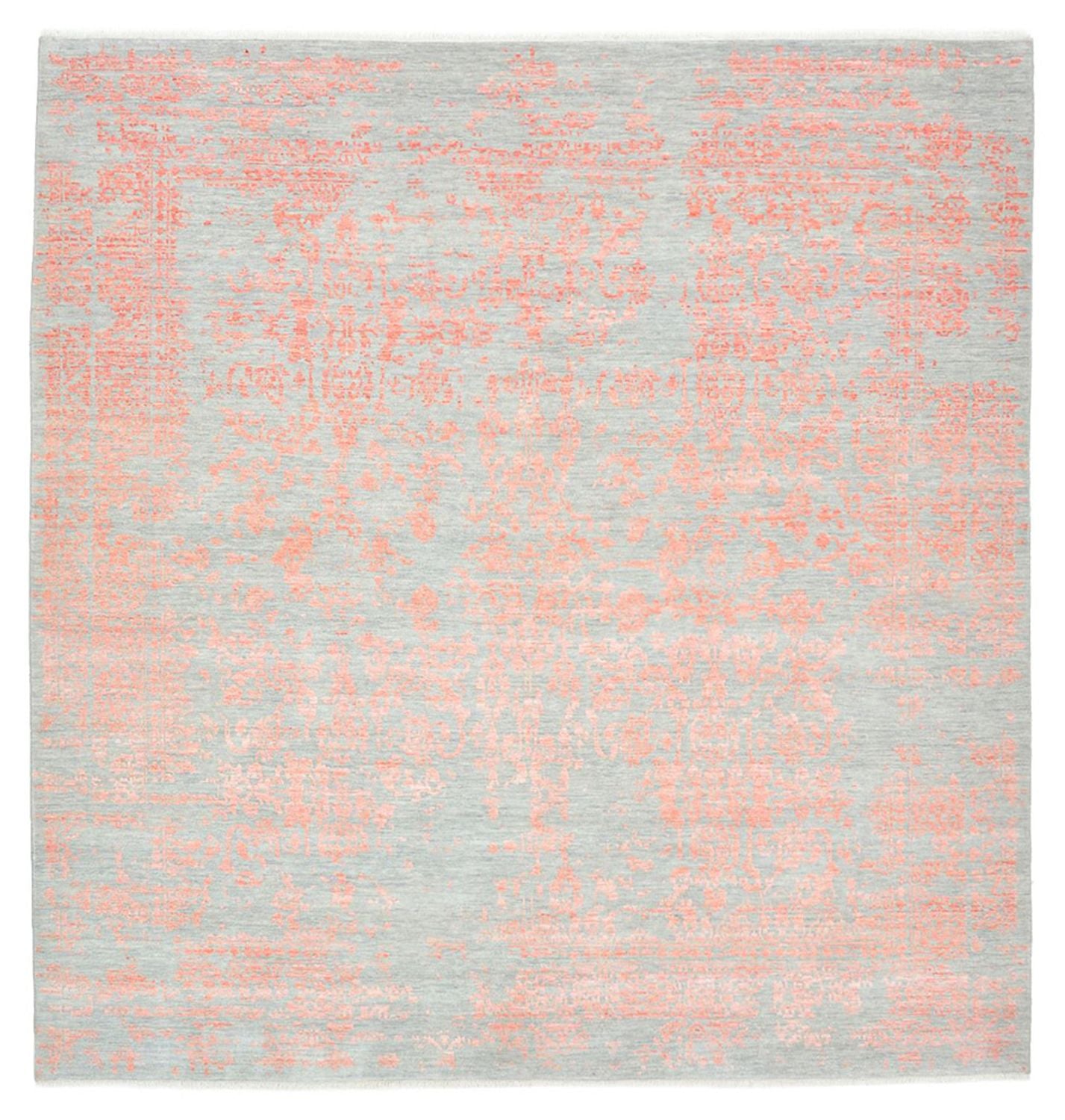 Alfombra de diseño cuadrado  - 255 x 248 cm - naranja