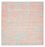 Alfombra de diseño cuadrado  - 255 x 248 cm - naranja