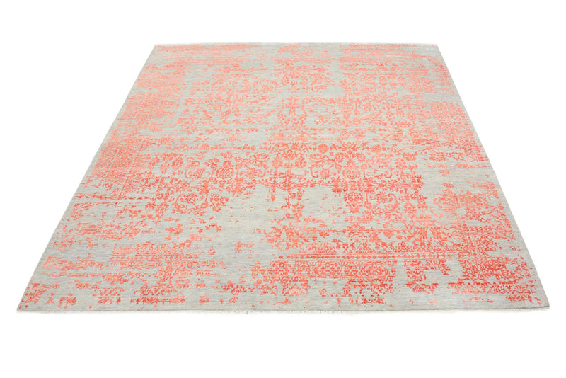 Alfombra de diseño cuadrado  - 255 x 248 cm - naranja