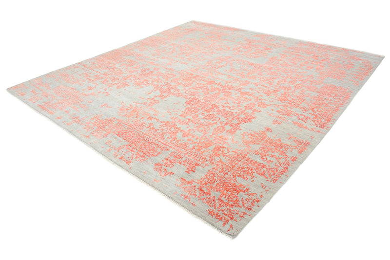 Alfombra de diseño cuadrado  - 255 x 248 cm - naranja