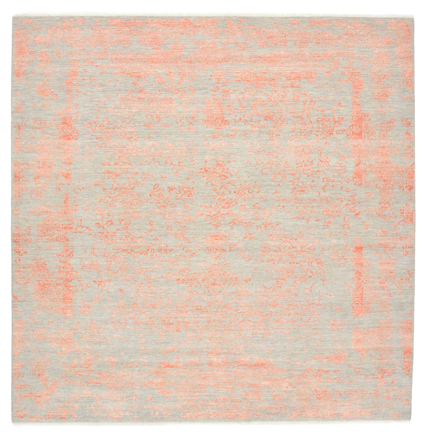 Alfombra de diseño cuadrado  - 251 x 251 cm - naranja