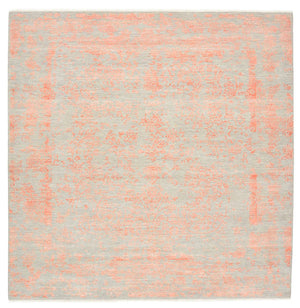 Alfombra de diseño cuadrado  - 251 x 251 cm - naranja
