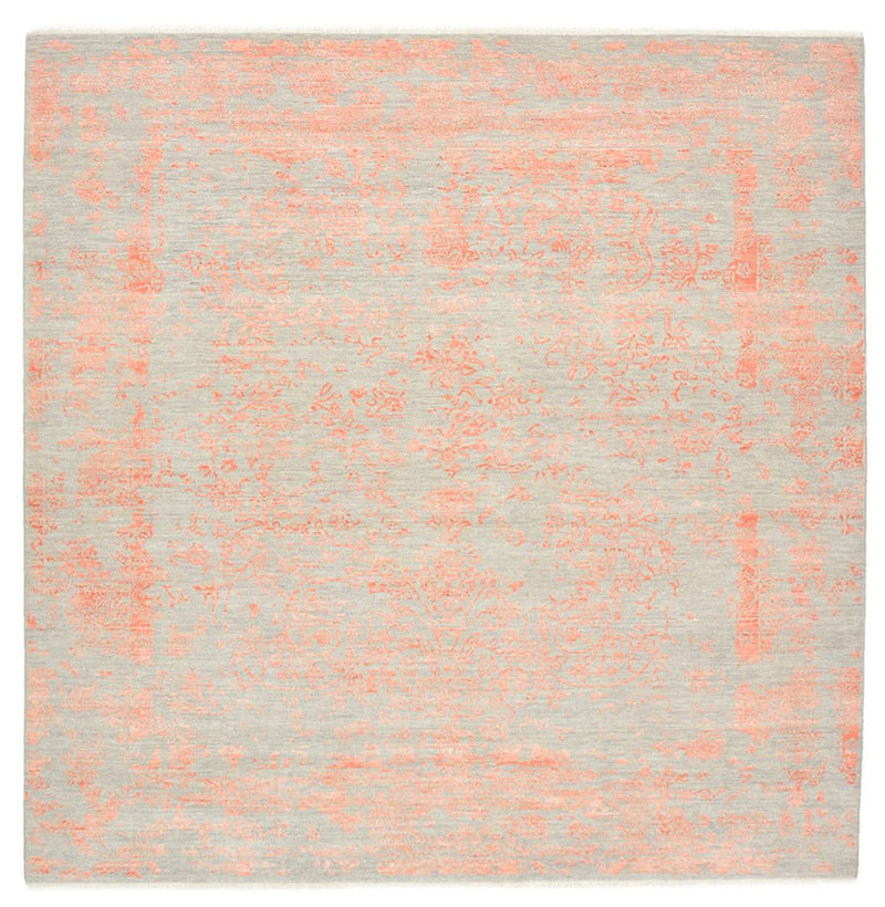 Alfombra de diseño cuadrado  - 251 x 251 cm - naranja