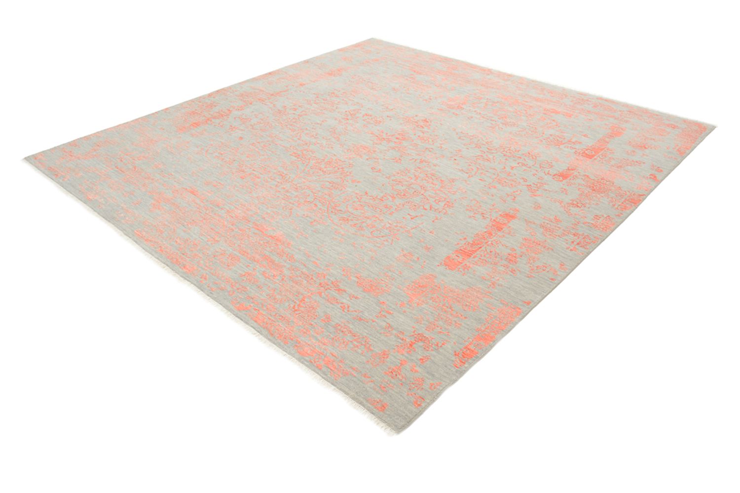Alfombra de diseño cuadrado  - 251 x 251 cm - naranja