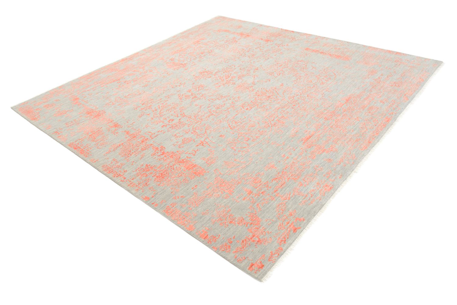 Alfombra de diseño cuadrado  - 251 x 251 cm - naranja