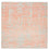 Alfombra de diseño cuadrado  - 254 x 251 cm - naranja