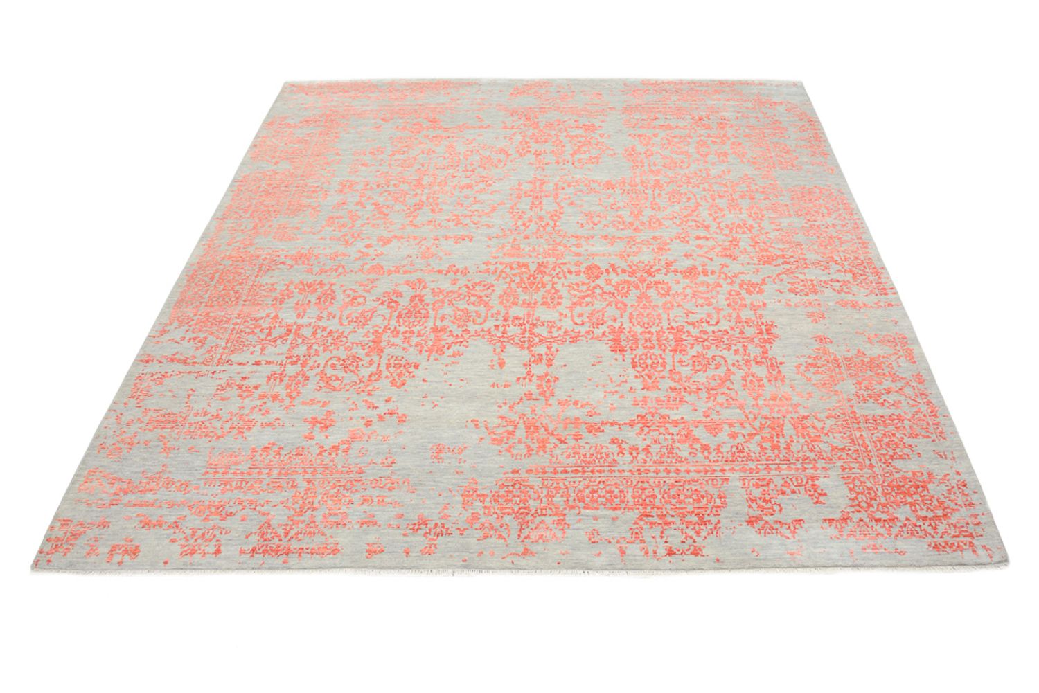 Alfombra de diseño cuadrado  - 254 x 251 cm - naranja