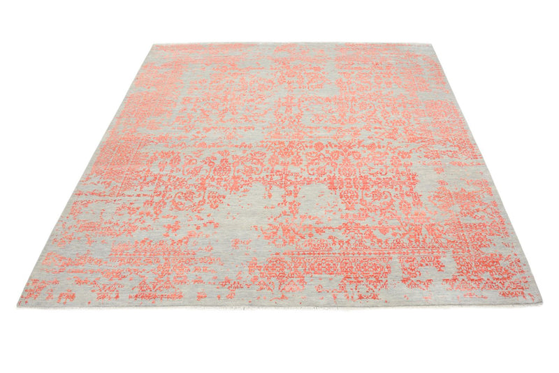 Alfombra de diseño cuadrado  - 254 x 251 cm - naranja