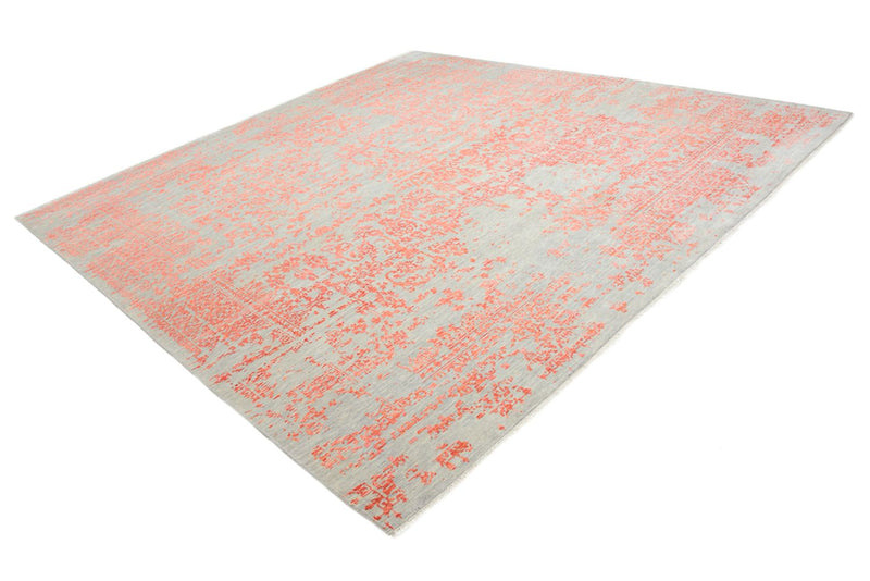 Alfombra de diseño cuadrado  - 254 x 251 cm - naranja
