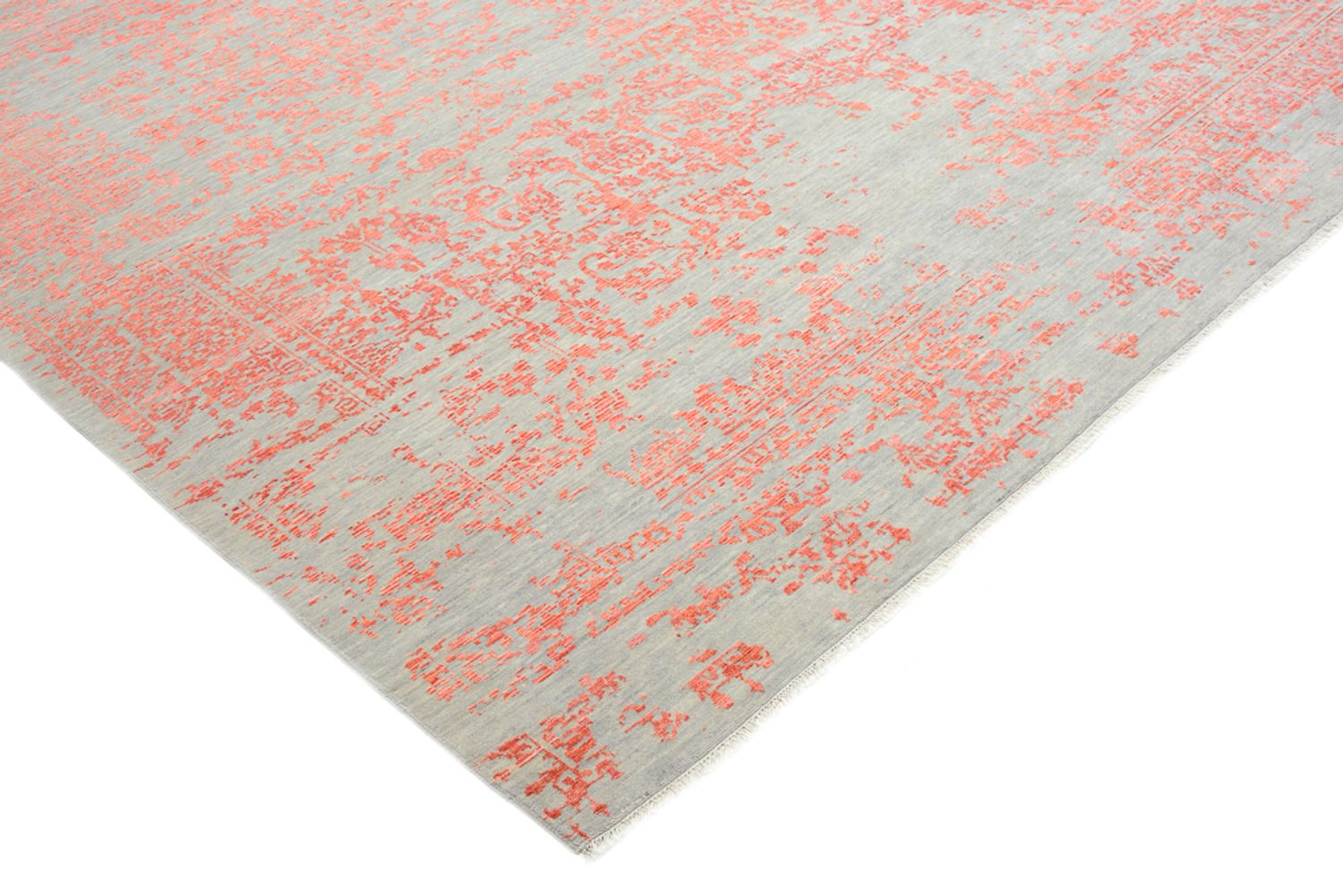 Alfombra de diseño cuadrado  - 254 x 251 cm - naranja