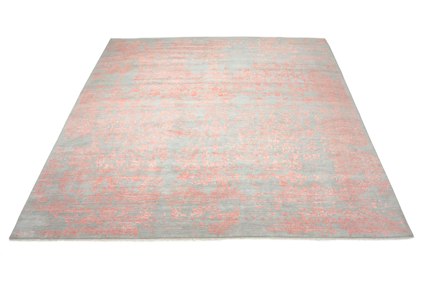 Alfombra de diseño cuadrado  - 254 x 251 cm - naranja