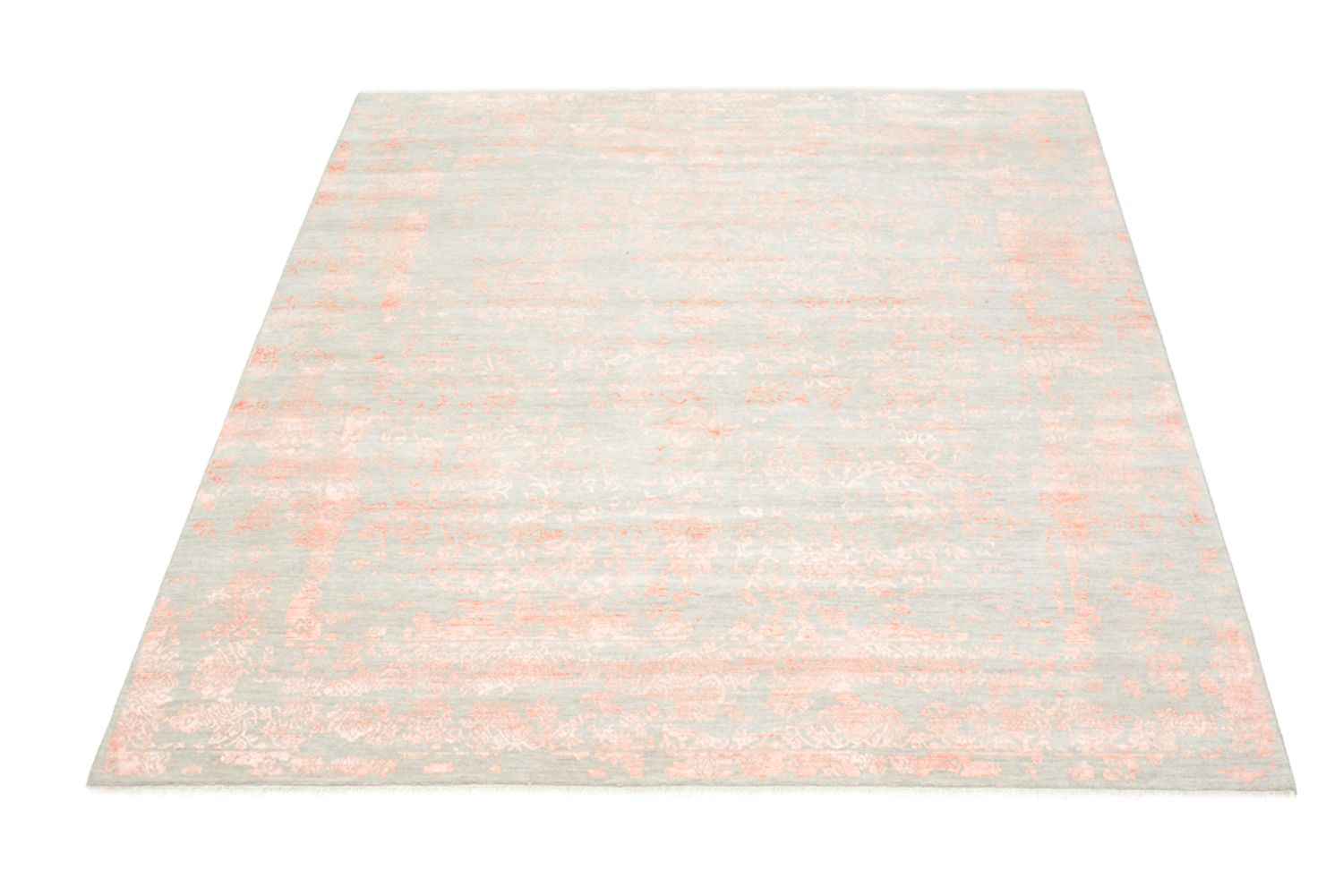 Alfombra de diseño cuadrado  - 304 x 303 cm - naranja