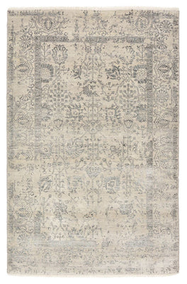 Alfombra de diseño - 186 x 124 cm - gris claro