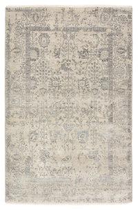 Alfombra de diseño - 186 x 124 cm - gris claro