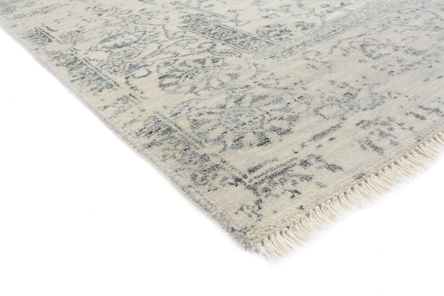 Alfombra de diseño - 186 x 124 cm - gris claro
