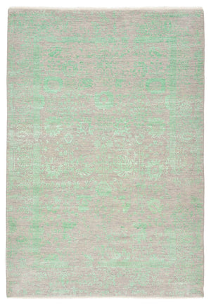 Alfombra de diseño - 244 x 171 cm - verde claro