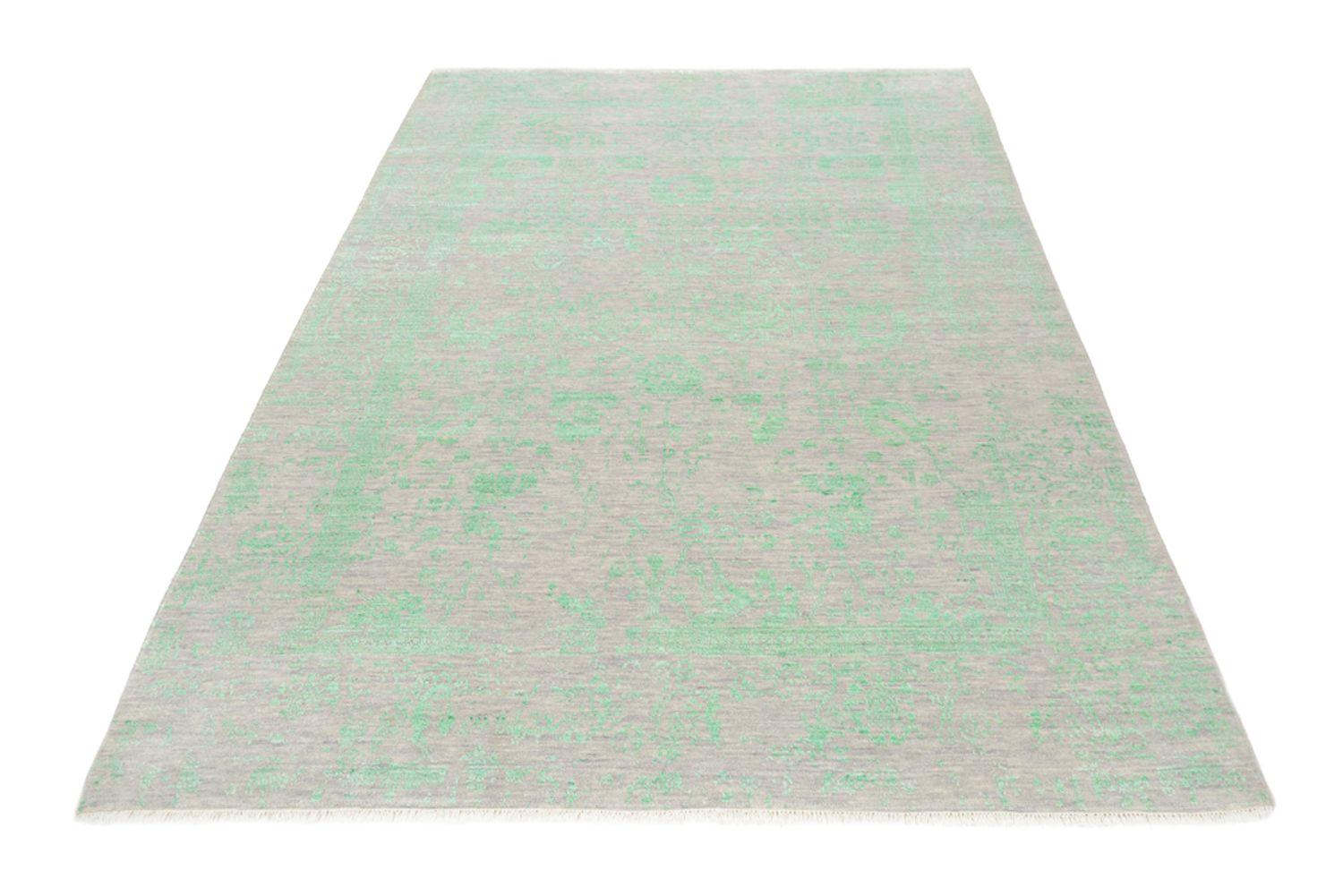 Alfombra de diseño - 244 x 171 cm - verde claro