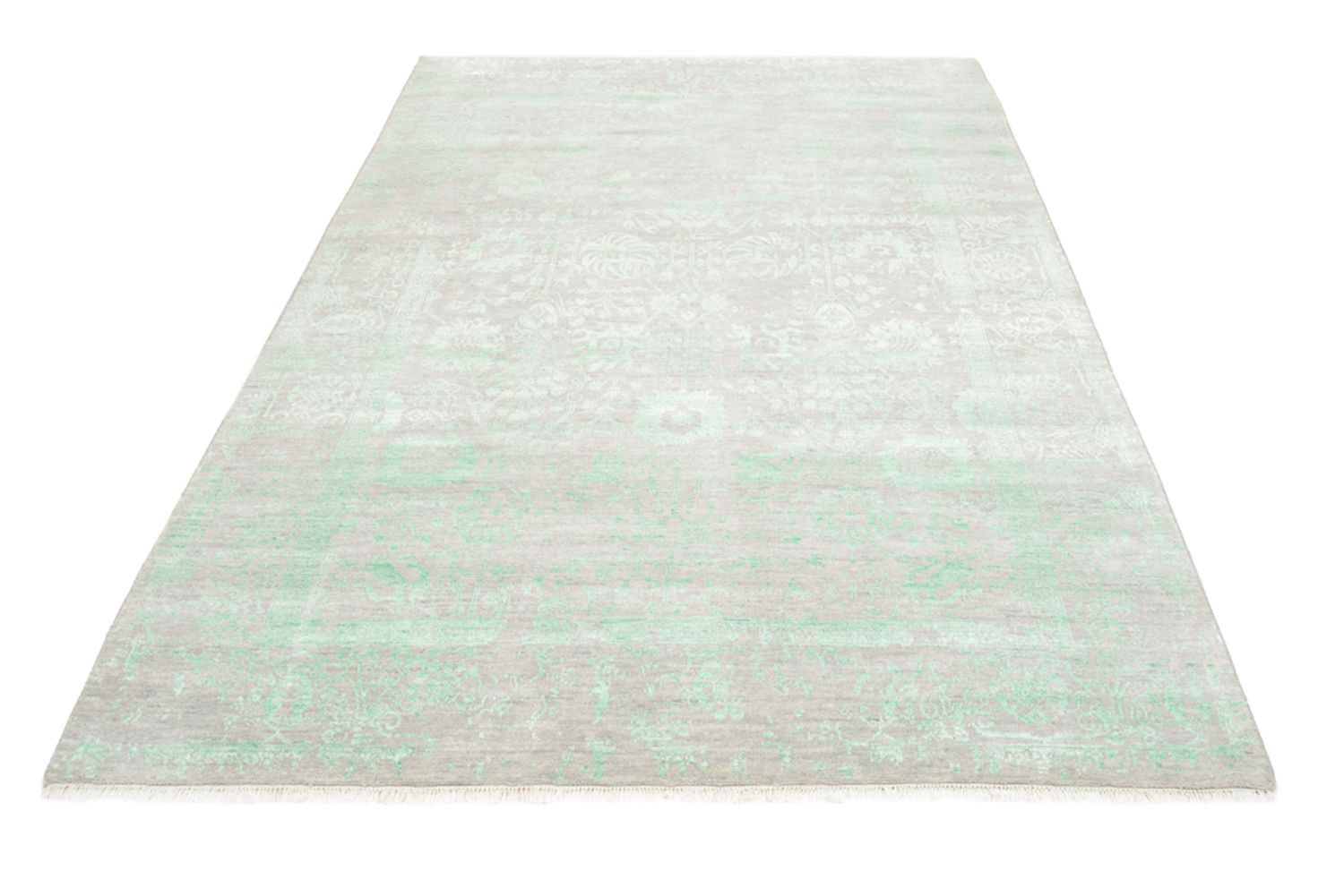 Alfombra de diseño - 244 x 171 cm - verde claro